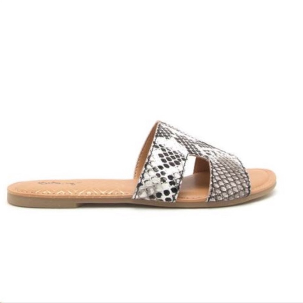 🆚SNAKE PATTERN SIMPLE SLIDE SANDAL - Picture 3 of 3